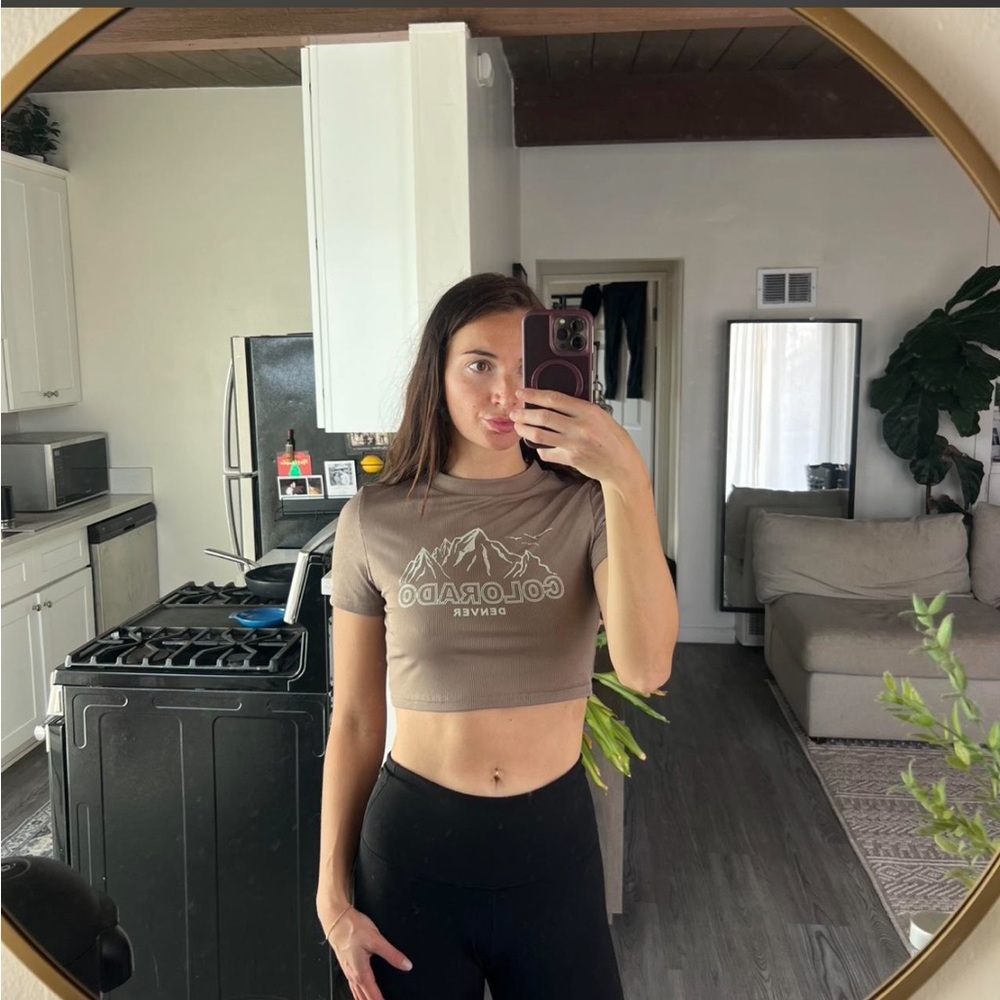 Colorado Denver Women's Brown Crop Top